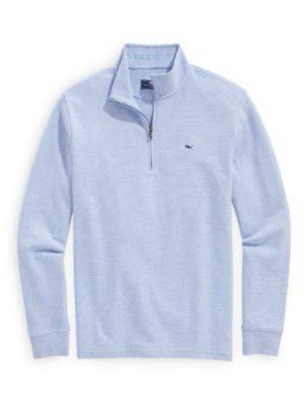 Vineyard Vines light blue Saltwater quarter-zip pullover Size 2XL  nautical